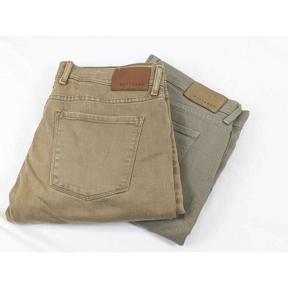 Mott And Bow Mercer Slim Jeans Mens 35x30 Stretch Lot 2 Multicolor Pants